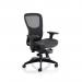 Stealth Shadow Ergo Posture Chair Black Mesh Seat And Back With Arms PO000021