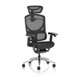 The dynamic mesh back of these chairs provides ergonomic support while the black mesh material adds a touch of modern style. Plus, the headrest adds extra comfort for long days at your desk.