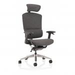 Ergo Click Plus With Headrest Grey Fabrimesh PO000064