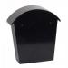 Phoenix Clasico Front Loading Letter Box MB0117KB in Black with Key Lock PX0043