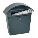 Phoenix Clasico MB0117KG Front Loading Mail Box in Green with Key Lock PX0044