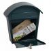 Phoenix Clasico MB0117KG Front Loading Mail Box in Green with Key Lock PX0044