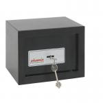 Phoenix Compact Home Office SS0721K Black Security Safe with Key Lock PX0076