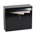 Phoenix Correo MB0118KB Front Loading Mail Box in Black with Key Lock PX0083
