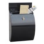 Phoenix Curvo MB0112KB Top Loading Mail Box in Black with Key Lock PX0107