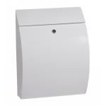 Phoenix Curvo MB0112KW Top Loading Mail Box in White with Key Lock PX0109