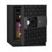 Phoenix Next LS7001FB Luxury Safe Size 1 in Black with Fingerprint Lock PX0300