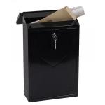 Phoenix Villa Top Loading Letter Box MB0114KB in Black with Key Lock PX0388