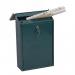 Phoenix Villa MB0114KG Top Loading Mail Box in Green with Key Lock PX0389