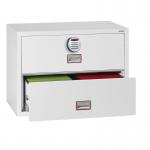 Phoenix World Class Lateral Fire File FS2412E 2 Drawer Filing Cabinet with Electronic Lock PX0392