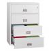 Phoenix World Class Lateral Fire File FS2414K 4 Drawer Filing Cabinet with Key Lock PX0397