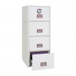 Phoenix World Class Vertical Fire File FS2254E 4 Drawer Filing Cabinet with Electronic Lock PX0401