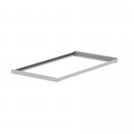 The Silverline Cupboard and Bookcase Accessories Qube Lateral Filing Frame QS2010 features a sleek and modern design. Its silver finish adds a touch of elegance to any workspace. With adjustable shelves and a spacious filing frame, this accessory provides ample storage and organization. The Qube design allows for easy access to your files and documents. Perfect for keeping your office or home neat and organized.