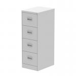 Qube 4 Drawer Filing Cabinet Light Grey QS2061