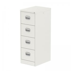 Qube 4 Drawer Filing Cabinet White QS2062