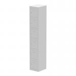 Qube Locker 6 Door 1800mm High Light Grey QS2074