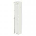 Qube Locker 2 Door 1800mm High White QS2079