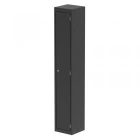 Qube Locker 1 Door 1800mm High Black QS2084