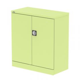 Qube 1020mm 2-Door Stationery Cupboard Chlorophyll With Shelf QS2093