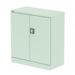 This photograph features a stylish medium-sized cupboard from Silverline, measuring 1000mm in length. The 2-door design gives ample storage space, and the peppermint green color adds a pop of freshness. The cupboard comes with a shelf inside for added functionality.