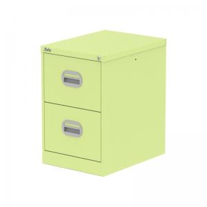 Qube 2 Drawer Filing Cabinet Chlorophyll QS2137