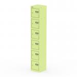 Qube Locker 6 Door 1800mm High Chlorophyll QS2247