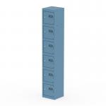 Qube Locker 6 Door 1800mm High Pastel Blue QS2255