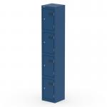 Qube Locker 4 Door 1800mm High Blue QS2265