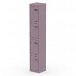 Qube Locker 4 Door 1800mm High Pastel Violet QS2279