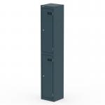 Qube Locker 2 Door 1800mm High Ocean Cobalt QS2292