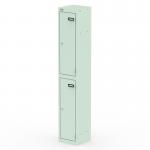 Qube Locker 2 Door 1800mm High Peppermint Green QS2293