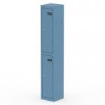 Qube Locker 2 Door 1800mm High Pastel Blue QS2299