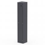 Qube Locker 1 Door 1800mm High Graphite Grey QS2308