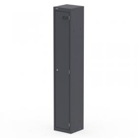 Qube Locker 1 Door 1800mm High Graphite Grey QS2308