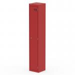 Qube Locker 1 Door 1800mm High Red QS2311