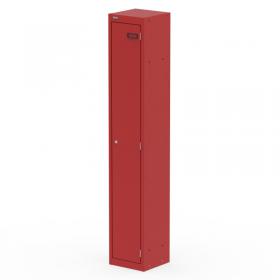 Qube Locker 1 Door 1800mm High Red QS2311