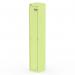 An image of the Silverline Lockers Qube Locker 1 Door 1800mm High Chlorophyll QS2313 reveals a slim, tall locker with a single door. The vibrant green color of chlorophyll adds a pop of nature to the sleek design.