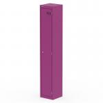 Qube Locker 1 Door 1800mm High Traffic Purple QS2317