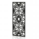 Sch! Acoustic Wall Panel - Flower - Raven Black SCH00058