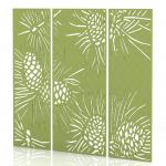 Sch! Acoustic Wall Panel - Pine (3 panels) - Lime Green SCH00104