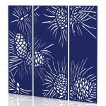 Sch! Acoustic Wall Panel - Pine (3 panels) - Cobalt Blue SCH00105