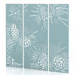 Sch! Acoustic Wall Panel - Pine (3 panels) - Sky Light Blue SCH00106