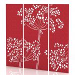 Sch! Acoustic Wall Panel - Wildflower (3 panels) - Poppy Red SCH00112