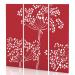 Sch! Acoustic Wall Panel - Wildflower (3 panels) - Poppy Red SCH00112