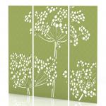 Sch! Acoustic Wall Panel - Wildflower (3 panels) - Lime Green SCH00114