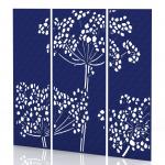 Sch! Acoustic Wall Panel - Wildflower (3 panels) - Cobalt Blue SCH00115