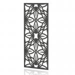 Sch! Acoustic Hanging Wall Panel - Flower - Graphite Charcoal SCH00177