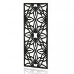 Sch! Acoustic Hanging Wall Panel - Flower - Raven Black SCH00178