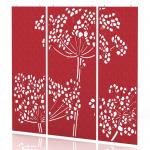 Sch! Acoustic Hanging Wall Panel - Wildflower (3 panels) - Poppy Red SCH00232