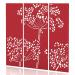 Sch! Acoustic Hanging Wall Panel - Wildflower (3 panels) - Poppy Red SCH00232
